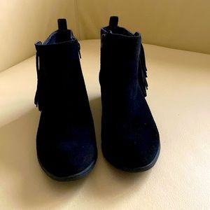 Black Suede Bootie